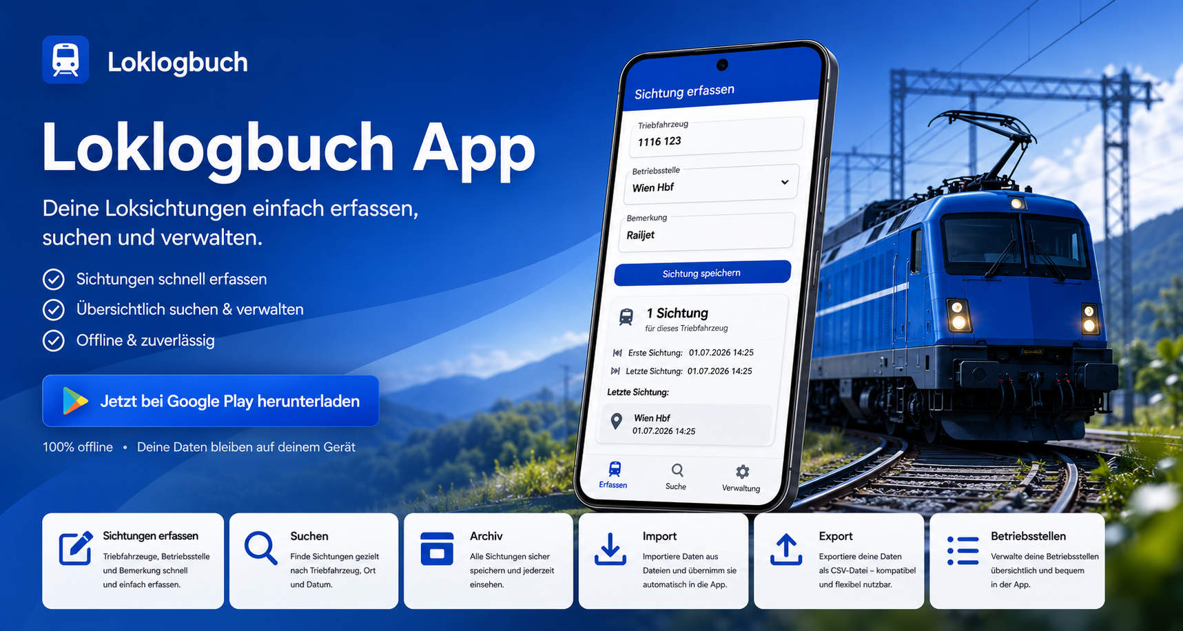 Loklogbuch App