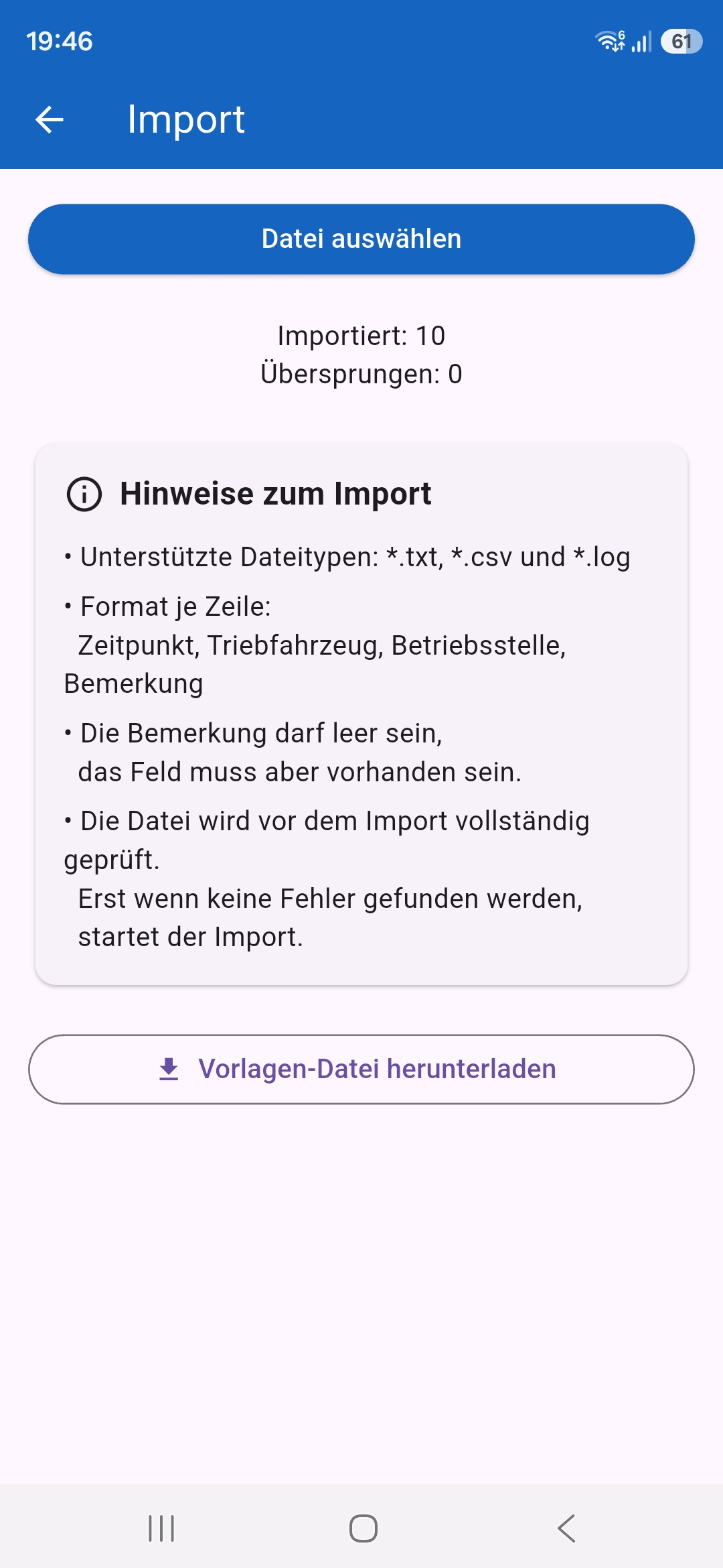 Import